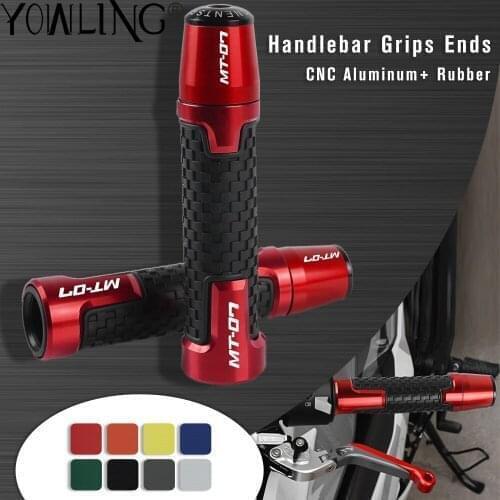 22MM For YAMAHA MT07 MT 07 MT-07 TRACER 2016 2017 2018 2019 2020 Motorcycle Accessories Handlebar Grips Handle Bar Cap End Plugs
