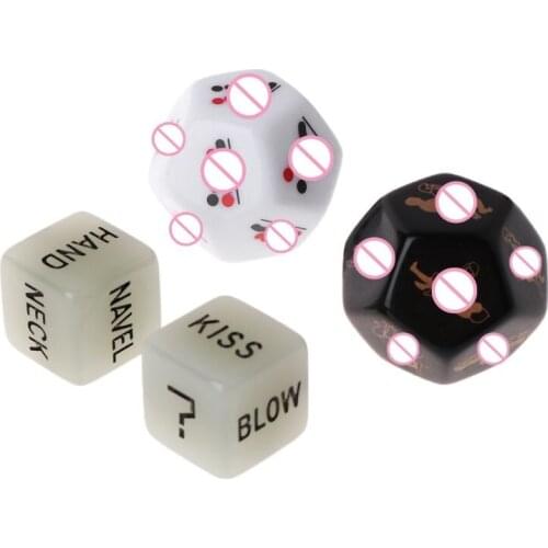 4pcs/set Sides Sex Funny Dice Game Toy Set Adult Couple Bachelor Party Gift Love