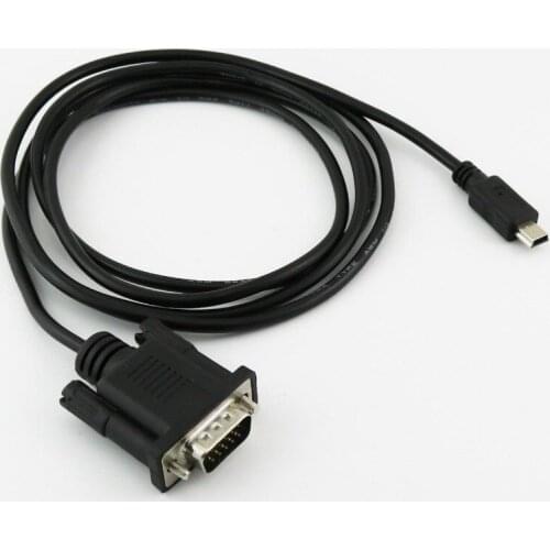5x 1.5m/5ft For Mobile DVD EVD USB Mini 5pin Male to VGA 15pin Male Plug Male to Male Connector Cable Cord