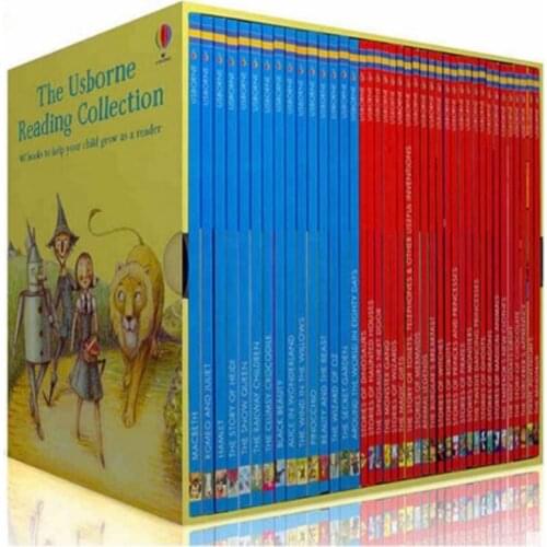 40 Books/set Usborne My third Reading collection library English Picture story books to help your child grow as a reader Libros