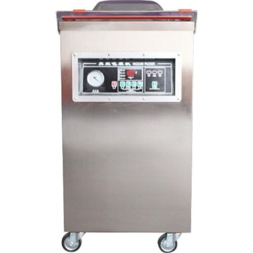 Automatic Food Vacuum Sealer Packing Machine Vertical Single Room Meat Fish Sausage Sealing Machines