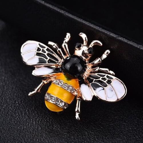 Free Shipping Beautiful Colorful Bee Brooch