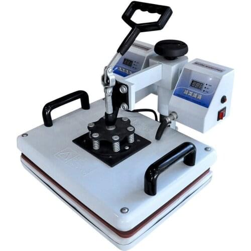 Big sale! SB-400C Double Control Manual Shaking Heat Transfer T-shirt Printing Machine H