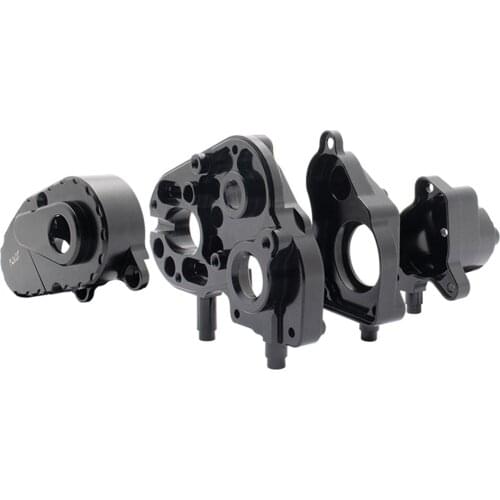 Gear Case Hydraulic Transmission Box Shell Housing Assembly for Axial Capra UTB RC Car KYX CNC Aluminium Alloy Upgrade Parts