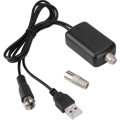 SOONHUA Indoor HD TV Antenna Amplifier With Adapter Signal Boost USB TV 25dB High Gain Channel Boost​ Antennas Amplifier