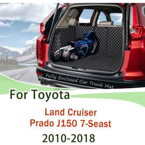 For Toyota Land Cruiser Prado J150 2010-2018 Cargo Liners Rear Trunk Mat Trunk Floor Mat Cargo Compartment Car Accessories