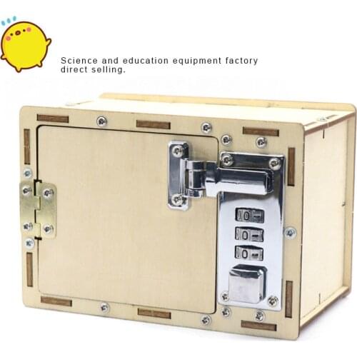 Mechanical Password Safe Small Production Invention Technology Primary School Students Hand DIY Wooden Toys For Children Gift