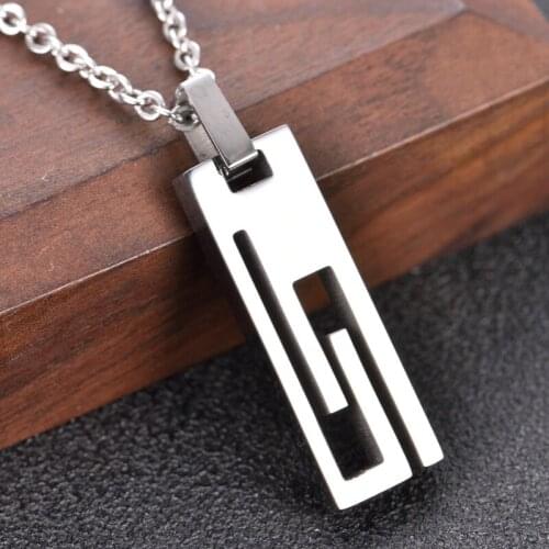 Fashion Alphabet Necklaces Silver Color Letter Name Necklace For Women Pendant Jewelry Gift Wholesale