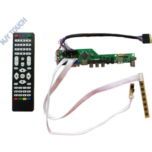 New HDMI USB AV VGA TV LVDS LCD Controller Board kit for LP173WD1-TLA1 1600x900 Panel