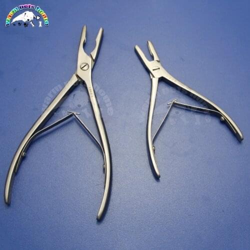 Single Joint Rongeur Stainless Steel Bone Rongeurs Straight Curved 140mm 200mm Orthopedic Surgery Instrument Veterinary