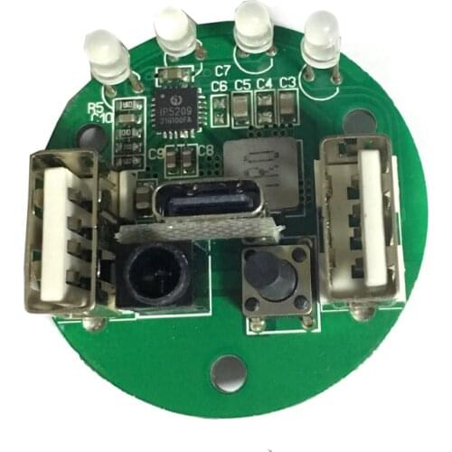 1 Piece Power bank circuit board for JKK36 JKK03 Flashlight torch Type-C USB version