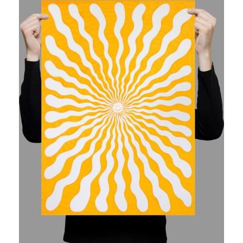 W432 Silk Fabric Poster Wall Art Decor Colourful Beautiful Background 04 Trend Fashion Decoration Bright Christmas Gift