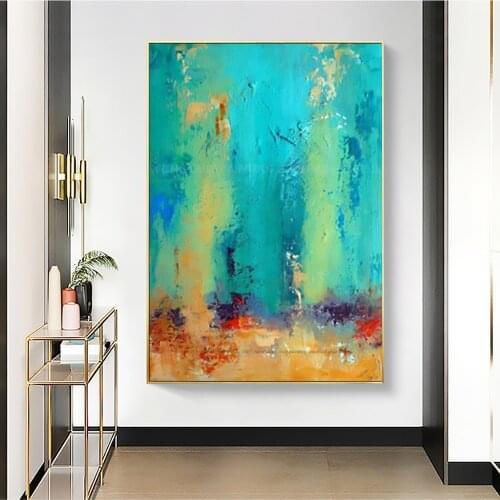 Hand painted Amazing Modern Home decor abstract oil painting contemporary famous oil painting reproduction for living room wall