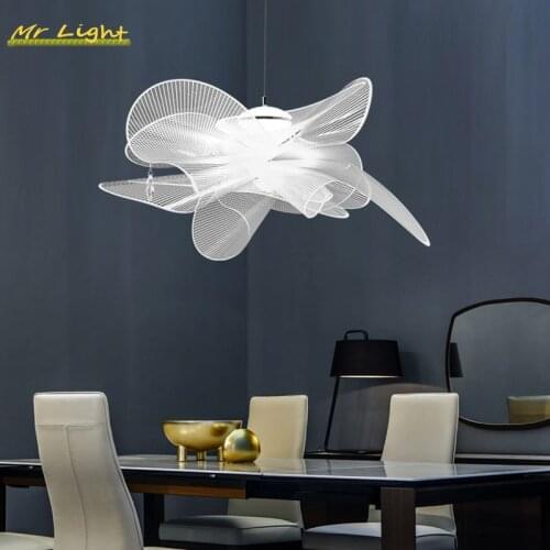 Modern LED Acrylic Pendant Lights Lighting Nordic Designer Hanging Lamps Cafe Dinning Room Restaurant Living Room Pendant Lamp