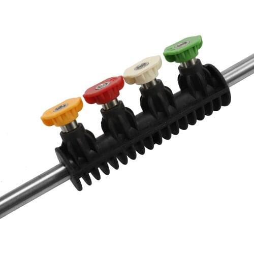 High Pressure Car Wash Jet Lance Cleaning For Karcher K Series With 4 Nozzle Tips Adjustable Angle Sprayer Curved Rod Washer
