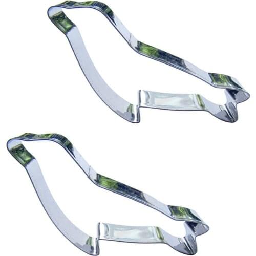 Sea Lion shape 2 piece biscuit cutting molds, baking tools, cake decorating soft candy tools