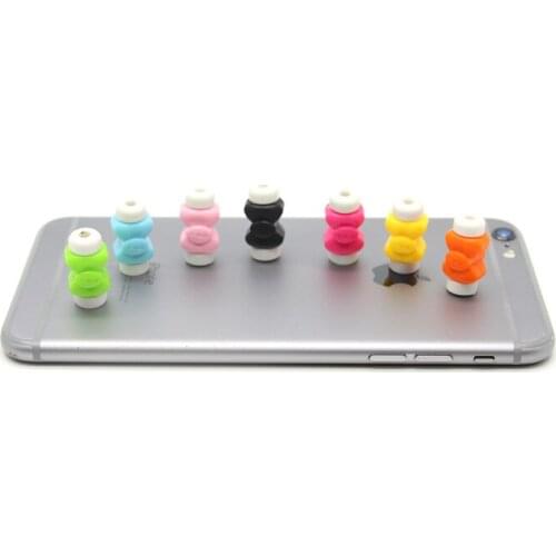 20pcs/lot Bowknot Style USB Data Cable Protector Colorful Bow Shape Earphone Charger Cable Saver For iphone 4 5 6 7