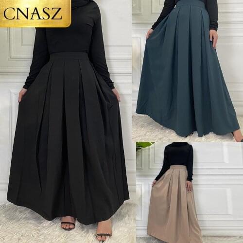 2021 New Fashion Dubai Arabic Muslim Skirt Middle East For Women Skirts Turkish Islamic Clothing Moroccan Elegant Clothing