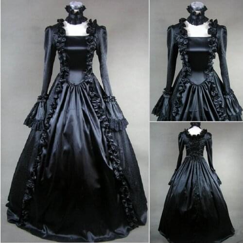 Women Lolita Cosplay Costtumes Gothic Cosplay Dress Princess Dress Costume Halloween Carnival Party Girls Cosplay Costume