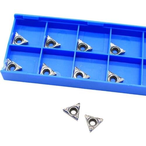 10PCS TCGT110204 AK H01 aluminum alloy blade blade tool TCGT110204 turning tool CNC tool AL + TIN alloy wood