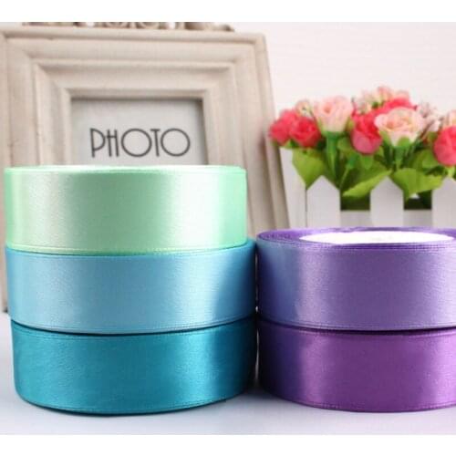 2.5cm satin ribbon cake gift packaging color 25mm hair with ribbon cloth ribbon