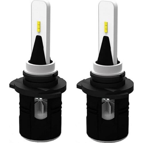 2Pcs H4 H7 H11 H8 H1 H3 9005 HB3 9006 HB4 Car LED Headlight Bulbs Hi-Lo Beam 9600LM CSP Y19 Chips 6000K Auto Headlamp Fog Lights