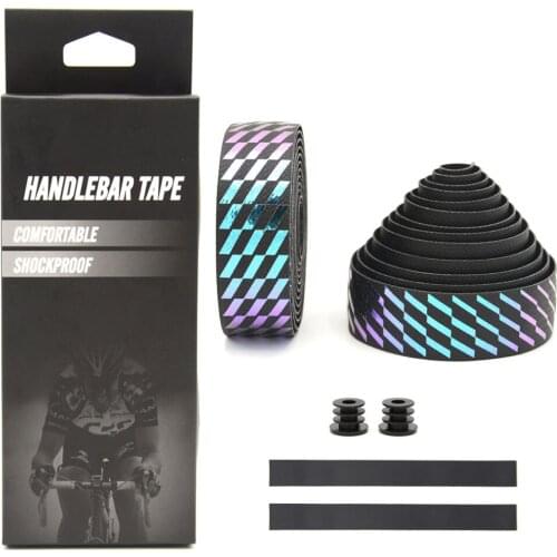 Riding Accessories Road Bike Handlebar Straps Road Bike EVA Non-slip Gradient Sequin Straps Bicycle Handlebar Straps