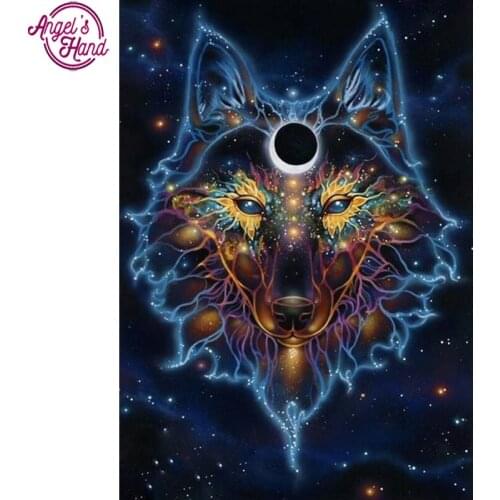 Full Rhinestones Diamond Painting animals picture diy 3d diamond embroidery Cross Stitch wolf Pattern Diamond puzzle Home Decor