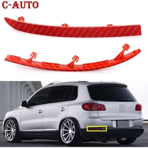 Car Right / Left Red Rear Bumper Marker Reflector For VW Tiguan 2008 2009 2010 2011 2012 2013 2014 2015 5ND945105 5ND945106