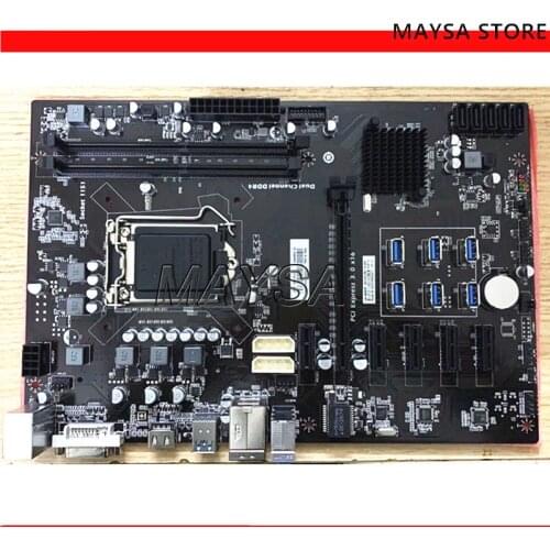 Mining New B250P MINING EXPERT DDR4 LGA 1151 12 graphics board 12 GPU Bitcoin Crypto Etherum B250 Desktop motherboard