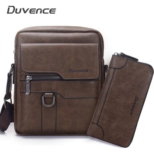 Brand Men Shoulder Bag for 10.4 inches Ipad PU Leather Business Men Messenger Bags Large Man Crossbody Bag Waterproof Travel Bag