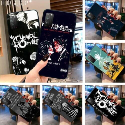 HUAGETOP Super My Chemical Romance Black Cell Phone Case for Huawei Honor 30 20 10 9 8 8x 8c v30 Lite view pro