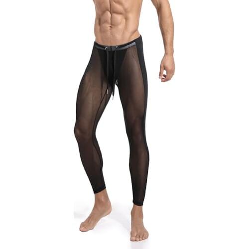 Mens 2021 Long johns Seamless Legging Track Fitness Sports Leggings Men Compression Workout Comression Jogging 6Colors