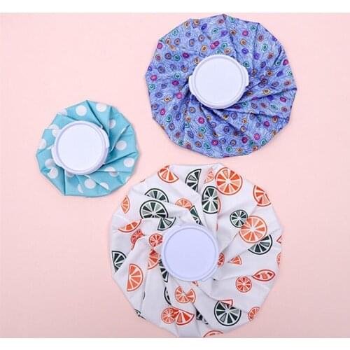 1pc Dual use Summer Ice Bag Cartoon Hot Water Bottle Bag Reusable Knee Head Leg Relief Pain Ice Bag Hand Warmer Household Items