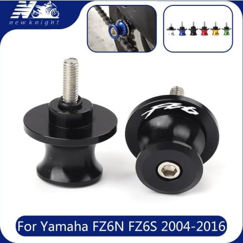 Motorcycle 6MM CNC Swingarm Spools Stand Screws Slider For Yamaha FZ6 N S FZ6N FZ6S 2004-2016 2015 FZ-6S FZ-6N Accessories 6M
