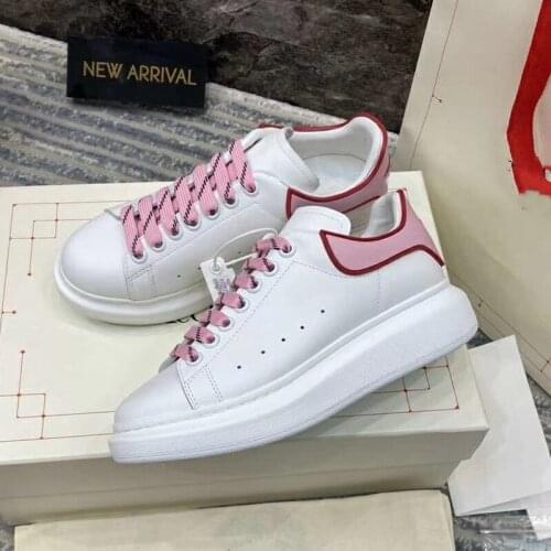 Platfrom Sneakers Women White Wedges Casual Shoes Genuine Leather Mixed Color New Industry Chic Luxury Brand Designer Woman Shoe