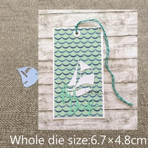 New Design Craft Metal Cutting Die die cuts sailboat decoration scrapbook Album Paper Card Craft Embossing die cuts