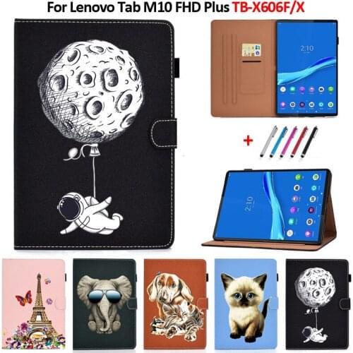 New Cute Ultra Slim Case Cover for Lenovo Tab M10 Plus X606f Tb X606 Tablet Shell Cover for Lenovo Tab M10 Fhd Plus 10.3 inch