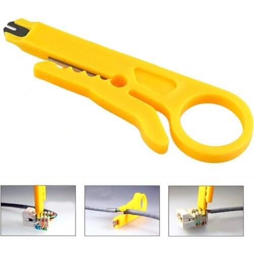Portable Wire Stripper Knife Crimper Pliers Crimping Tool Cable Stripping Wire Cutter Multi Tools Cut Line Pocket Tool