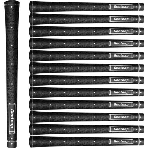 Geoleap Glory-M Rubber Golf Grips 13pcs/lot Memory Point Assists, Golf Club Grips, Standard,7 Colors to choose