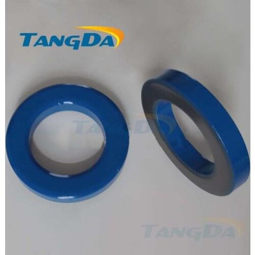 Tangda Iron powder cores T300-1 OD*ID*HT 78*49*13 mm 22.8nH/N2 20uo Iron dust core Ferrite Toroid Core toroidal blue gray