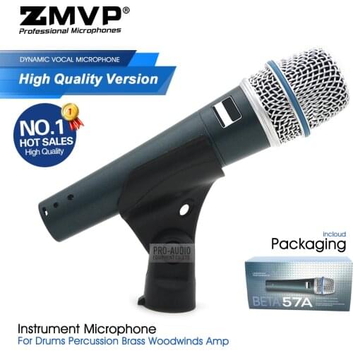 High Quality Professional Dynamic Instrument Microphone BETA57A Super-cardioid BETA57 Handheld Wired Mic For Studio Live Stage