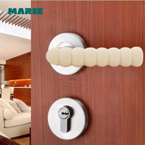 Door Handle Anti-collision Protector Cover Foam Rubber Dust Pad Home Protection Baby Safety Door Knob Universal Accessories