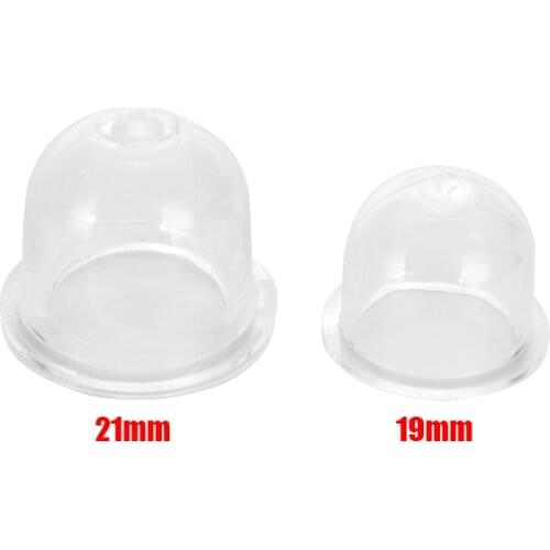 10pcs Replacement 19mm & 21mm Clear Petrol / Fuel Primer Bulb For Mower Blower Strimmer Carburetor Accessories