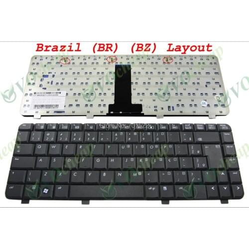 10 x New Laptop keyboard for HP Pavilion dv2000 dv2100 dv2200 dv2300 Presario V3000 V3100 V3200 V3300 Black Brzail BR V061130AR1