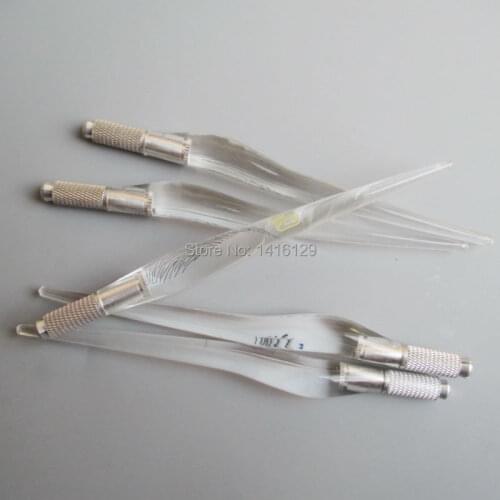 5Pcs Professional PCD Microblading Eyebrow Manual Tattoo Pens 3D Embroidery Eyebrow Tattoo Pen