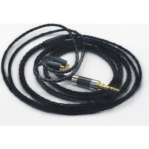 8 share silver plated wire upgrade line mmcx se535 ue900 jh1964 0.78mm 2pin A2DC IE80 IM50 IM70