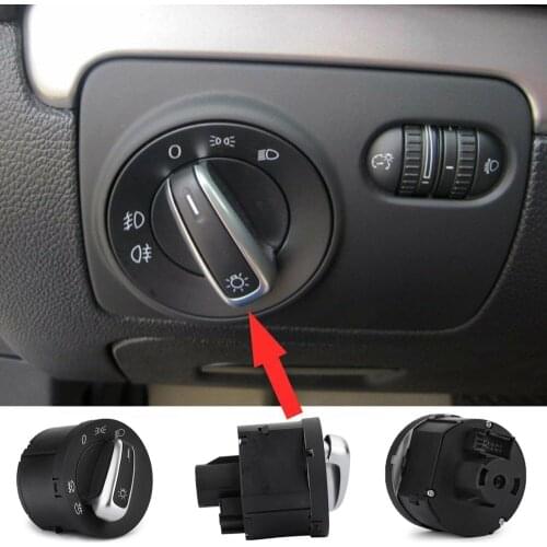 Areyourshop Euro Headlight Switch Light For Passat CC B6 Jetta Golf MK5 MK6 5ND941431A Car Auto Accessories Parts