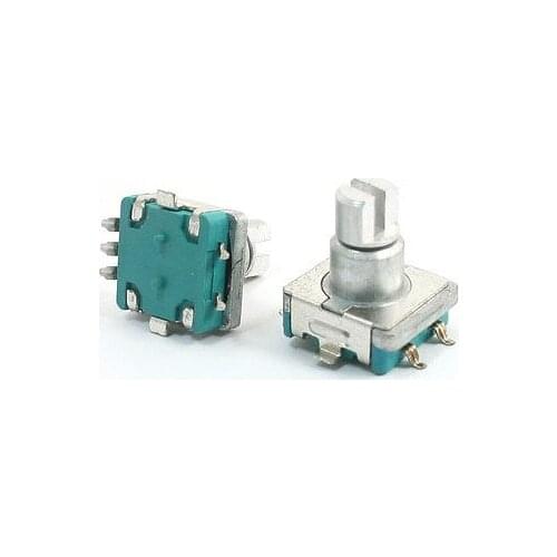 Car Amplifiers 6mm D Shaft SMT Rotary Encoder 2 Pcs + Momentary Switch