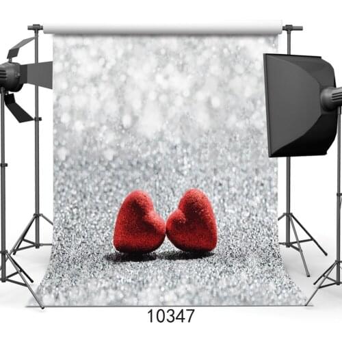 Shimmer And Shine Glitter Hearts Vinyl Photographic Background Customized For Bridal Wedding Backdrops Photocall Booth Studio